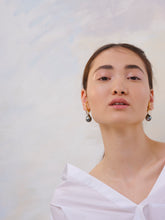 Load image into Gallery viewer, The Panay Ear Cuff Pair and Necklace with Black South Sea Pearl Set