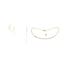 Load image into Gallery viewer, The Manila Ear Cuff, Threaders and Necklace Set