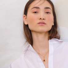 Load image into Gallery viewer, The Mapa 2-in-1 Black Opal, Ruby and Diamond Pendant (with Valero Mirror Necklace)