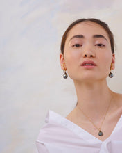 Load image into Gallery viewer, The Panay Ear Cuff Pair and Necklace with Black South Sea Pearl Set